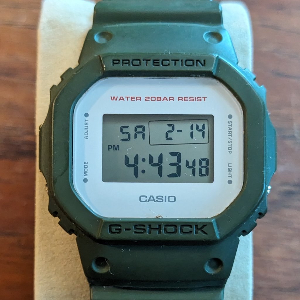 Casio GShock Dw5600m3jf Mens Watch Please Read